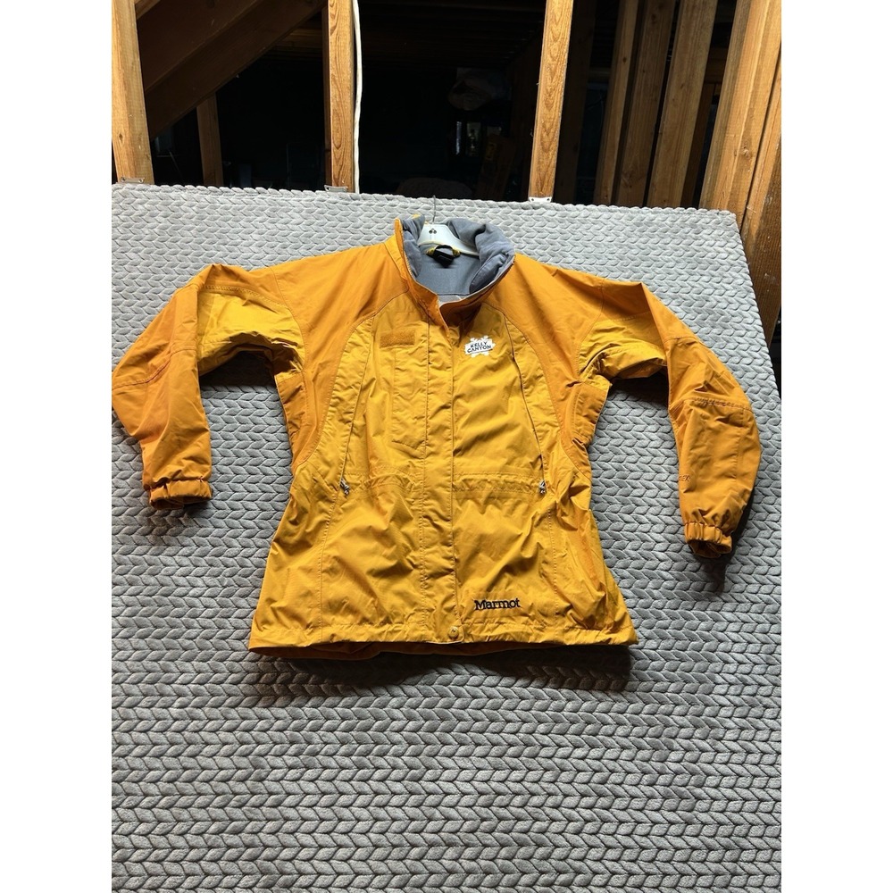 Marmot Womens M Kelly Canyon Ski Jacket Orange Snowboard Snow Shell Vintage